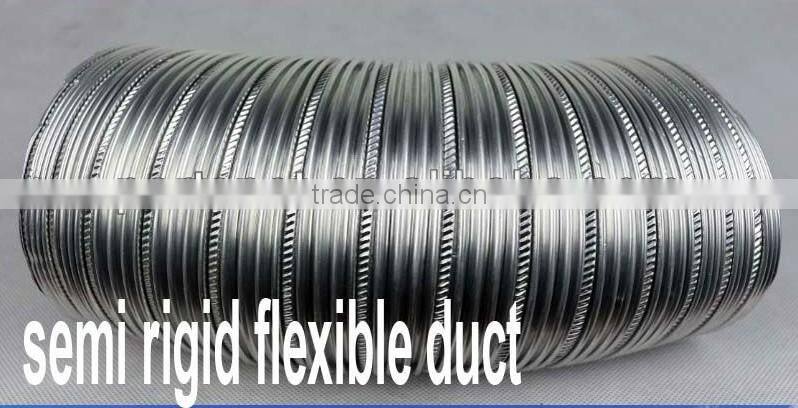 Air duct for ventilation and HVAC system / Semi-Rigid Aluminum Duct / Semi-rigid Aluminum Flexible hose
