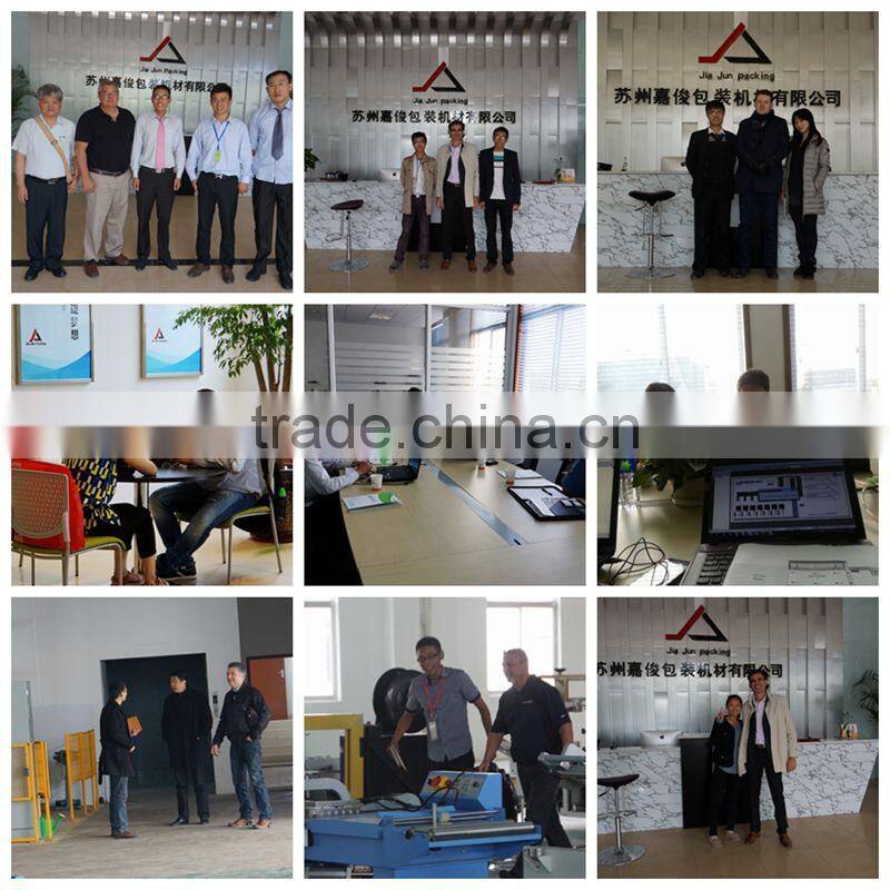 Fully automatic online pallet wrapping machine ,pallet packing line with 5 years warranty and service