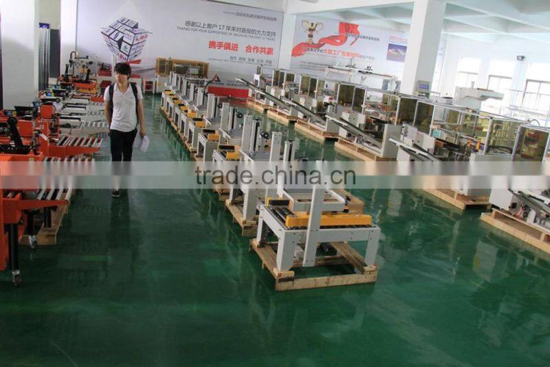 Good quality food grade stainless steel automaitc carton erector machine with ORMON eletric parts