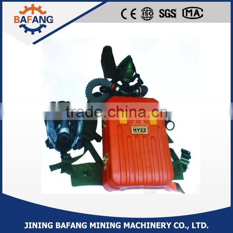 Positive pressure oxygen breathing apparatus/oxygen respirator