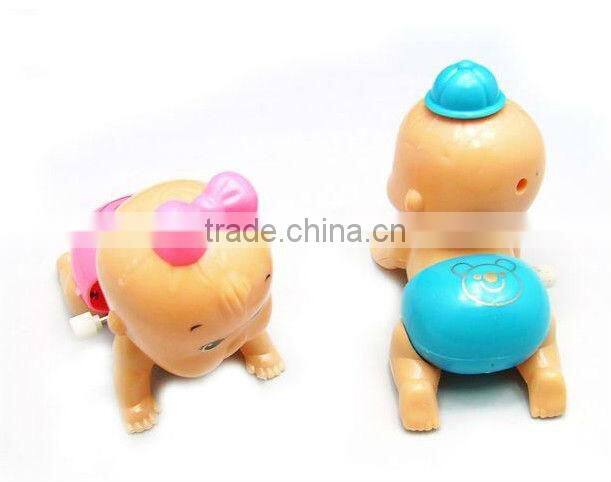 TX69520 plastic walking wind up baby doll toy