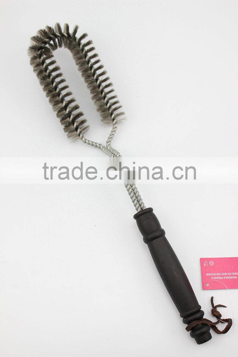 0400020 Good quality brass wire brush,BBQ cleaning brush
