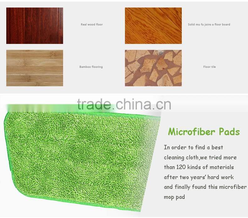 Microfiber Spray Mop Professional Floor Cleaning Wet Dust Kit for House, Kitchen, Hardwood