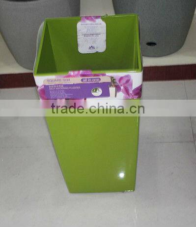 2015 salable tall vase,large square flowerpot,home & garden decoration