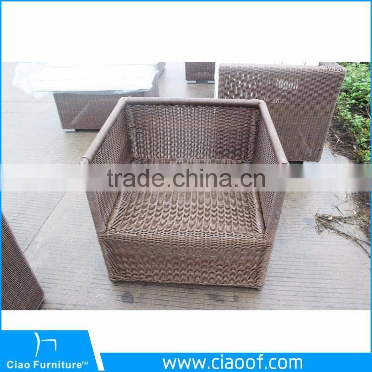 A - prestige outdoor furniture wicker sofa set nice weaving CF874