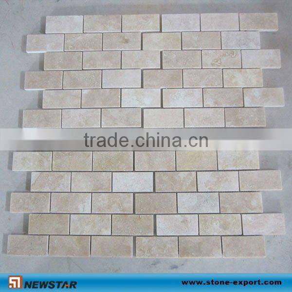 stone mosaic tile with mesh back