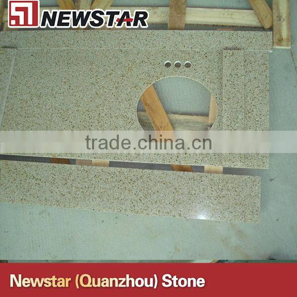 Newstar desert gold granite vanity top