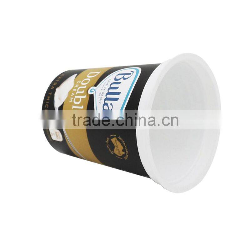 4oz/6oz/12oz IML Coffee Cup with Logo Manufacturers,Round Plastic Coffee Cups Volume Packaging