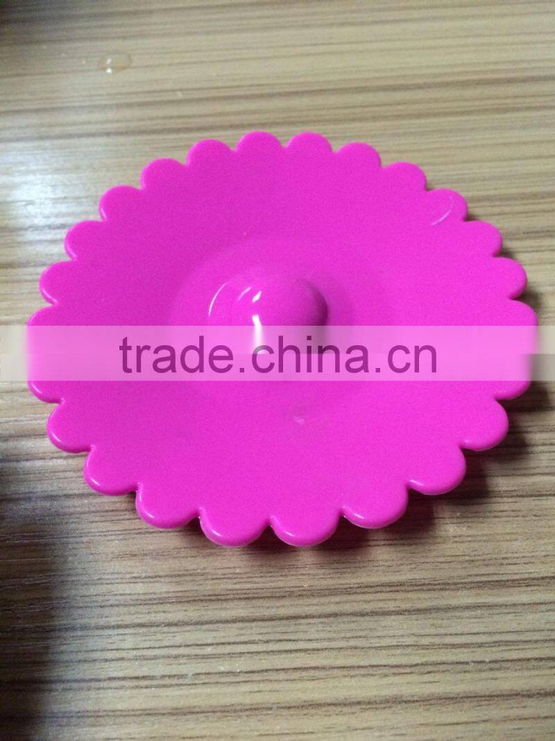 Green beautiful new design silicone cup lid