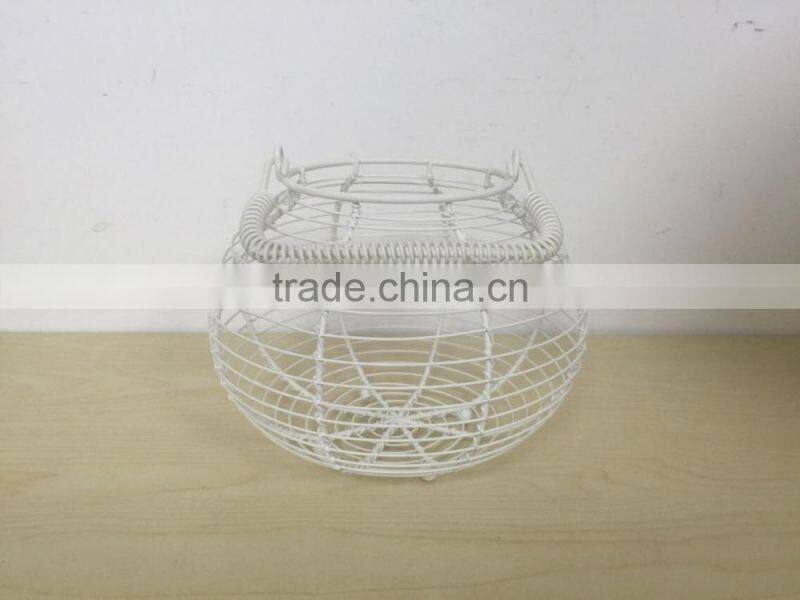 lovely wire egg storage basket