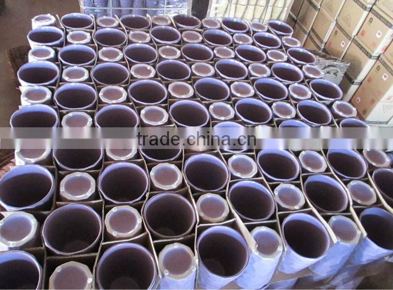 Solid Color Cracked Flower Pot