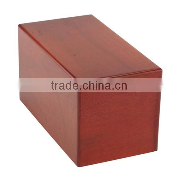 Fency workmanship finished wholesale cremation wooden urns for ashes