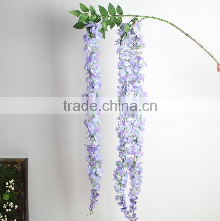 wedding stage artificial wisteria flower for sale