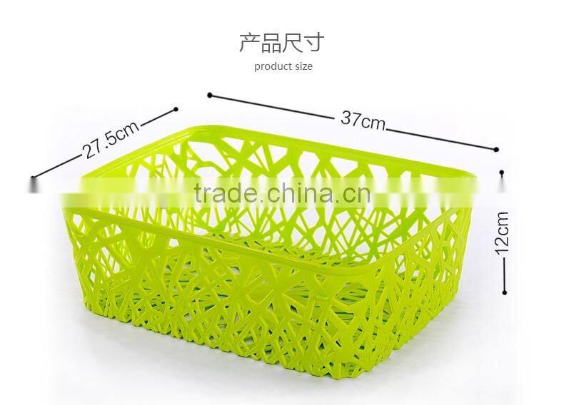 Plastic Sundries Basket Middle Size, Plastic Basket with SGS certificate