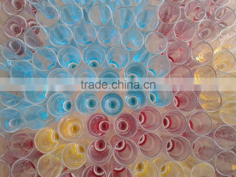 mini clear shot glass cup liquor glass