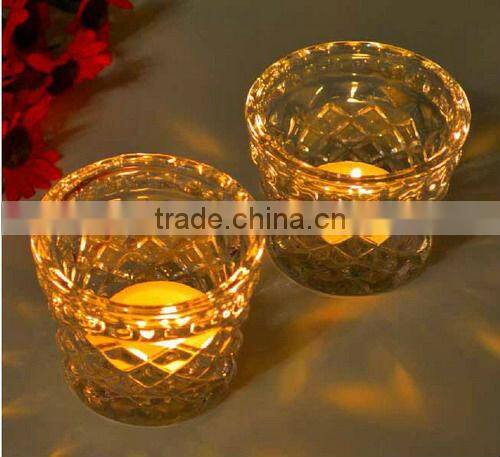 simple wedding glass hurricane candle holder romance