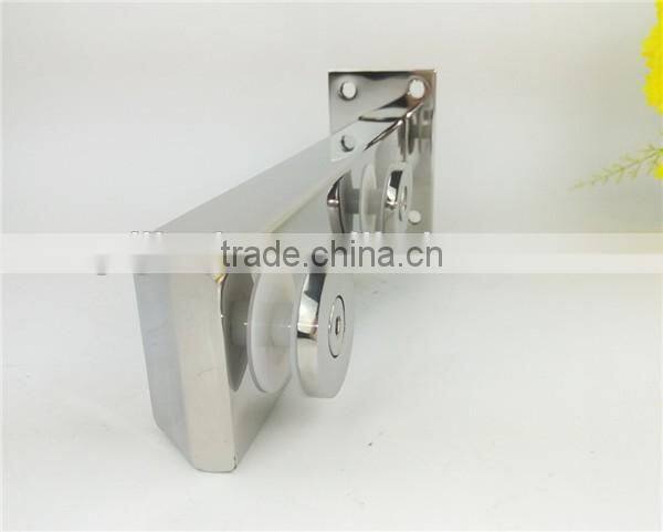 Square Hollow Glass Railing Post In Veranda/Stainless Steel Railing