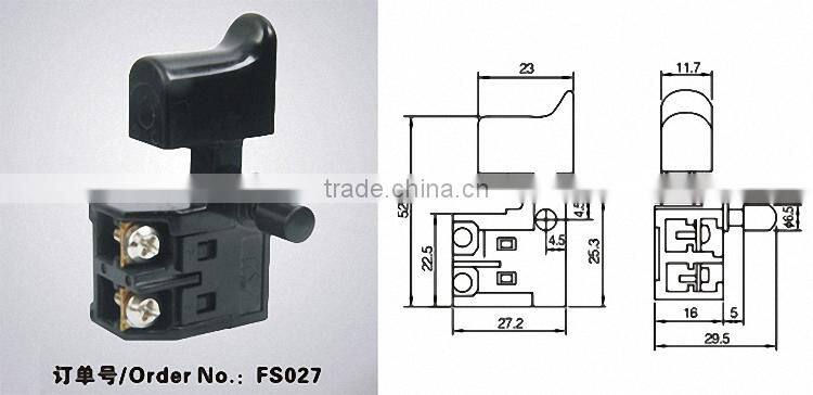 FS027A cutter switch spare parts Ac Trigger Switch for power tool