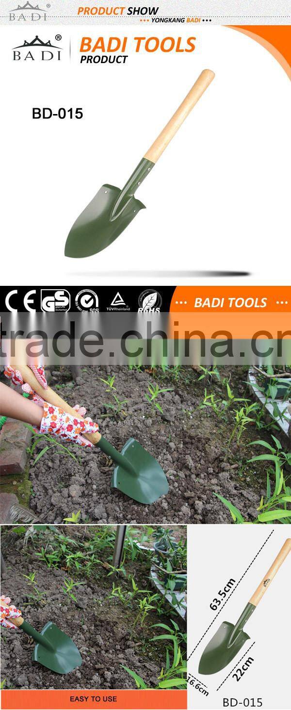 comfortble agriculture farming wooden handle garden mini digger sonw shovel for garden