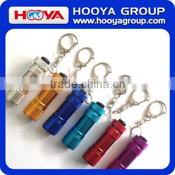 3 LED Mini Colorful Aluminium Alloy Flashlight, LED Torch