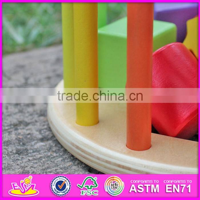 2016 new design multi-function wooden shape sorter toy for toddlers W12D064