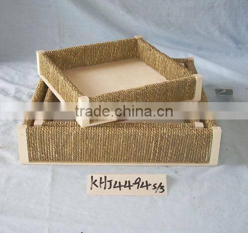 Willow tray willow small basket willow fruit plate plate of food basket