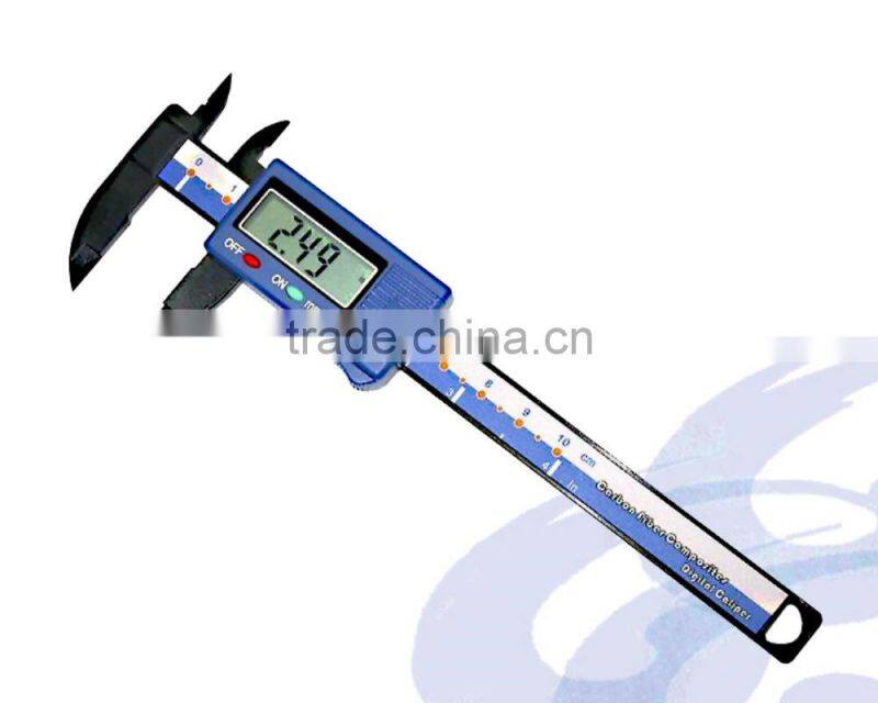 4"/100mm Carbon Fiber Mitutoyo Type Digital Vernier Caliper for Measuring Tool