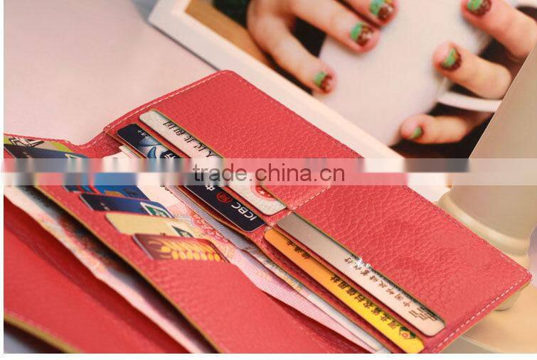 Many Card Pocket Leather Wallet Bag