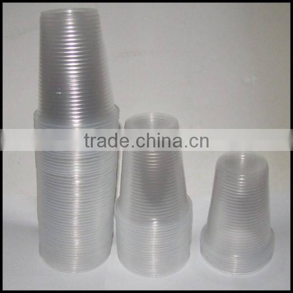Clear Plastic 7 oz 180ML Disposable Cups Vending Style Drinking Glass