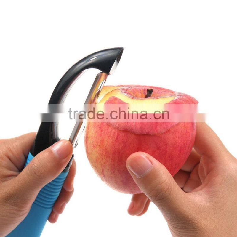 Amazon selling custom color OEM quality potato peeler with silicone handle