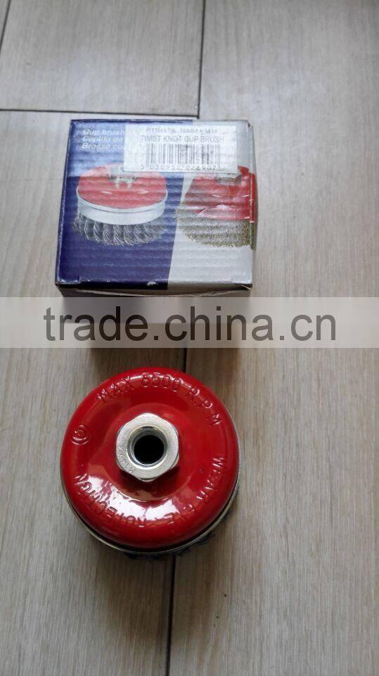 70mm x M14, 95mm x M14 TWIST KNOT CUP BRUSH