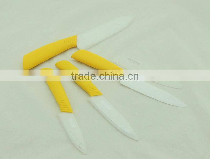 Hot Selling Jinfang 2017 Colorful Ceramic Knives set with anti-Slip Style