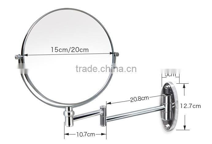 2016 Factory Price bathroom decorative mirror wall mounted cosmetic mirror