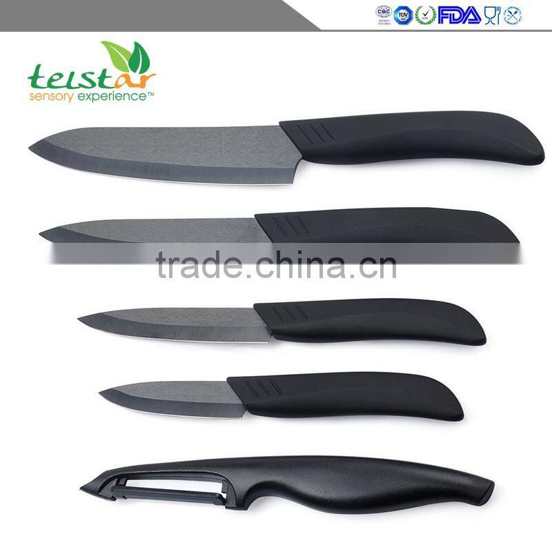 Black zirconia blade ABS environmental handle 5 times environmental protection household ceramic knife sharp