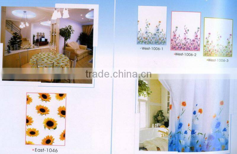 2016 NEW Style Designed HOT SELL Fashion Printed PVC table cover cloth