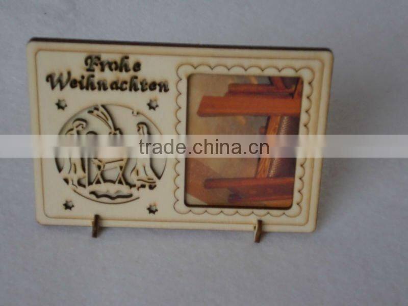 MDF wooden photo frame unique DIY photo frame