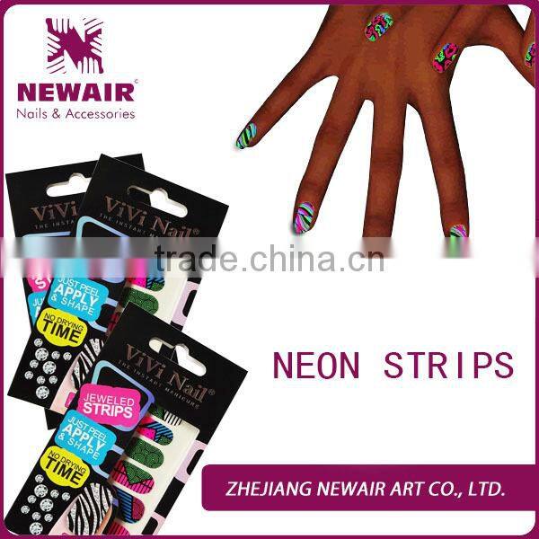 VIVI 12 pcs Retro Bohemia wind waterproof nail polish stickers