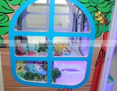 2017 Guangzhou DianFu Baby bear kids vending machine mini claw toy claw machine for sale