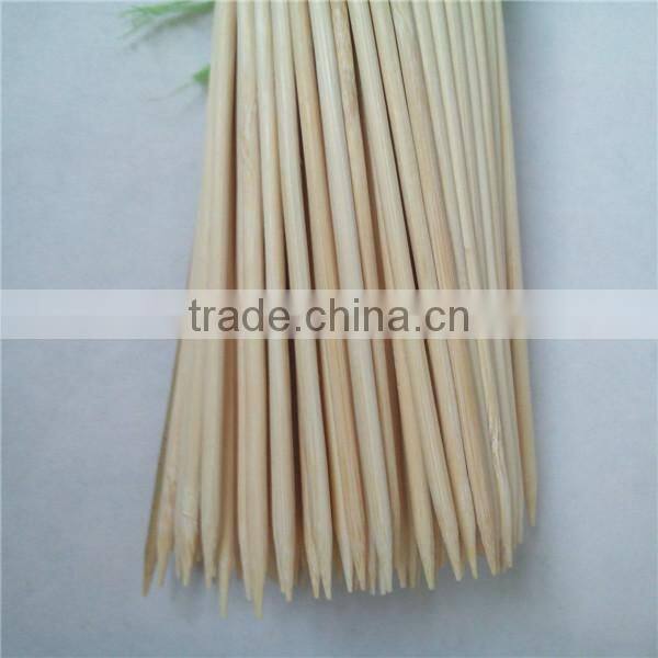 Eco-friendly food grade wholesale bbq custom bamboo skewer