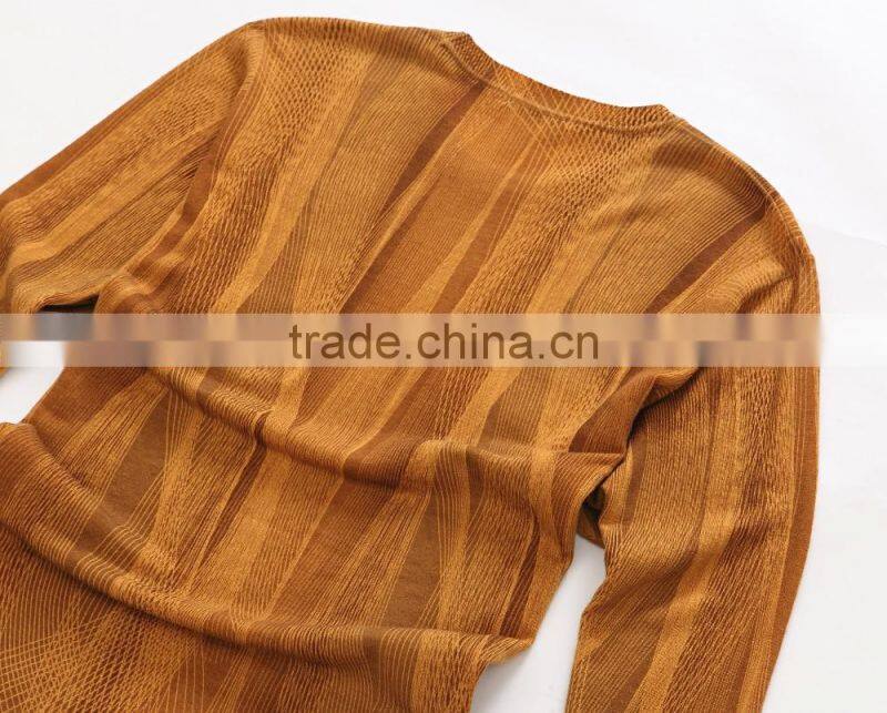 factory wool knitting pattern crew neck winter men sweater