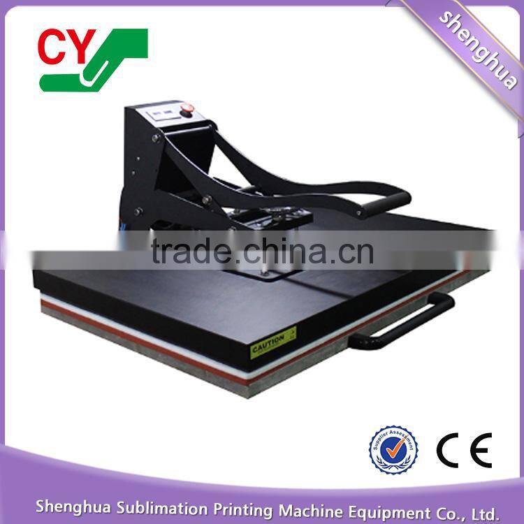 Manual high quality multicolor sublimation t shirt big size heat press machine