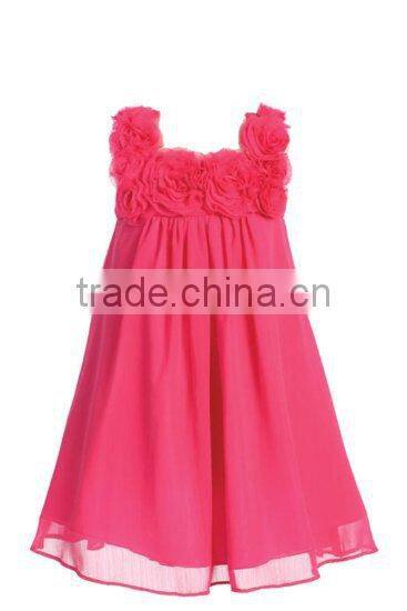 Fashion Flower Girl, Pageant or Party Dress in Chiffon,Girls Puffy Dresses For Kids
