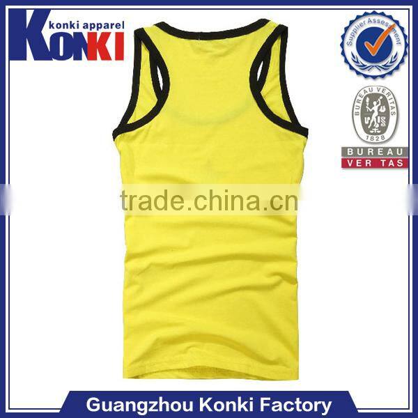 Best selling bright color sexy men tank top