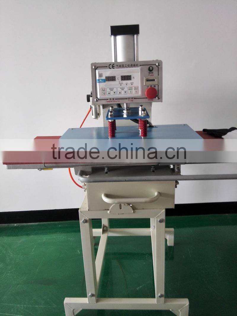 Pneumatic heat vinyl press machine