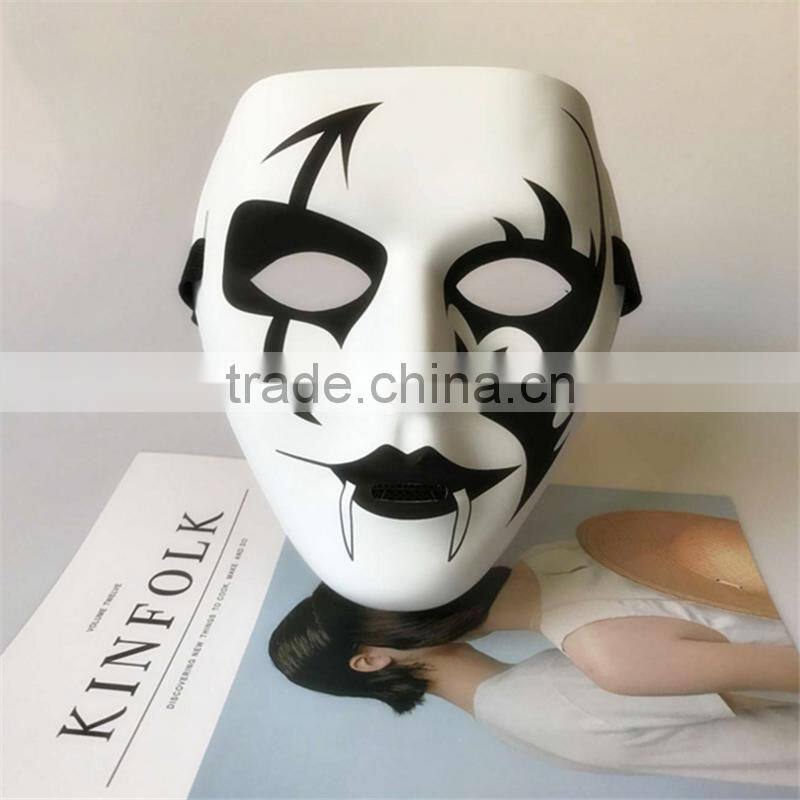 New arrivel Fashion Party mask unique funny halloween ghost mask Hand-painted hip-hop mask