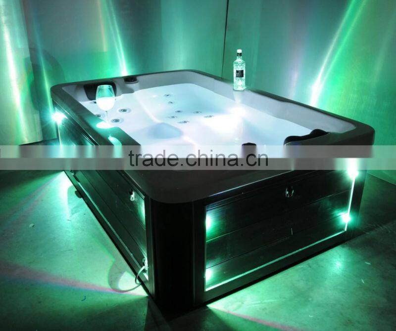 2014 high quality and low price luxury massage bathtub/ outdoor spa/hot tubs