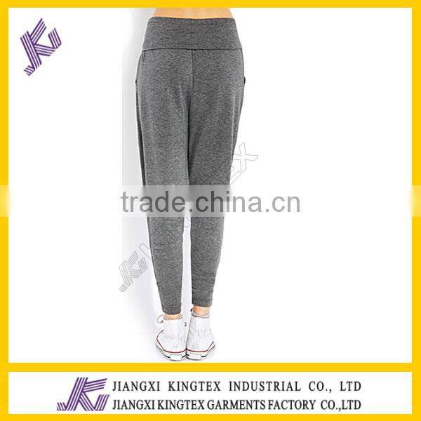 custom double layer design harem pants,women three quarter harem pants,jiangxi cotton harem pants