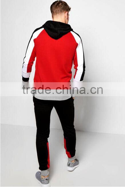 2017 wholesale latest design mens sport tracksuit slim fit