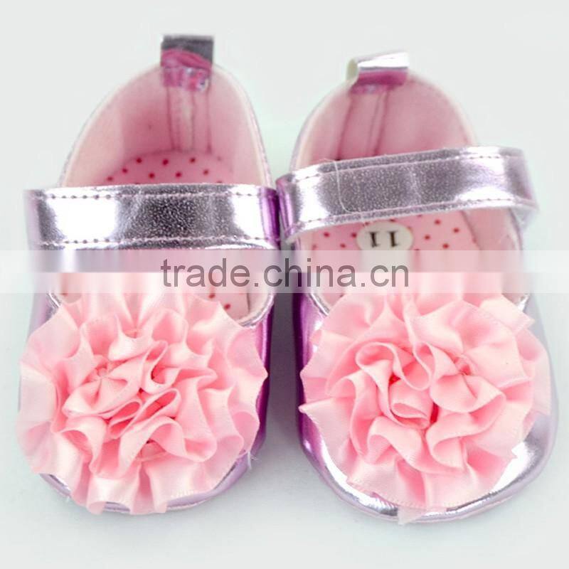 Big Flower Decorative Stylish Newborn Girls Crib Shoes Baby Girl Shoes Toddlers Soft Shoes