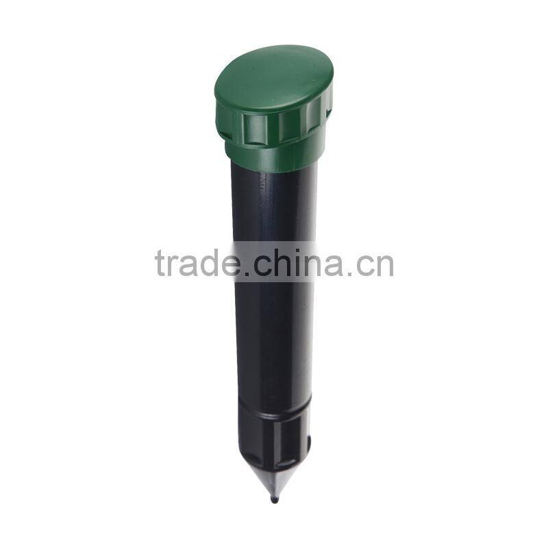 Garden Use China supplier battery powered CE RoHS sound vibration electronic pest control mole mice repellent